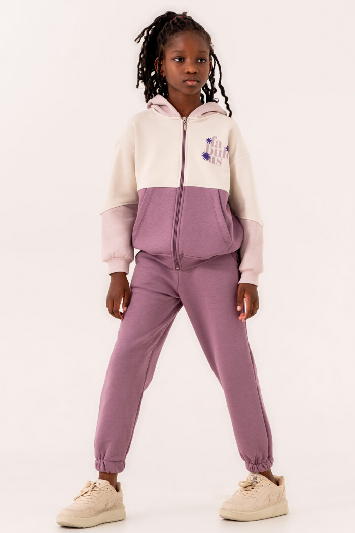 Mor Fa Bulo Us Baskılı 5-9 Yaş Takım - 3533-2