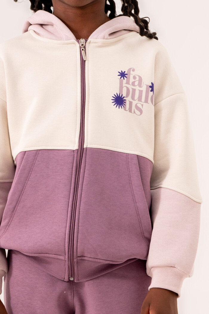 Mor Fa Bulo Us Baskılı 5-9 Yaş Takım - 3533-2