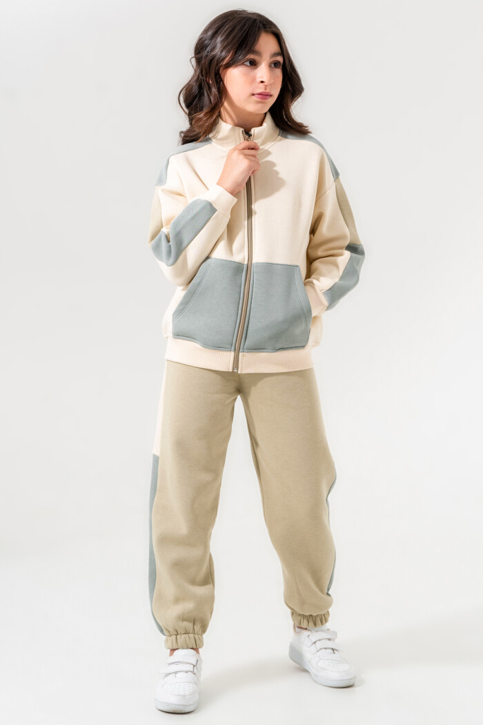 Yeşil Fermuatlı 5-9 Yaş Takım - 3522-3