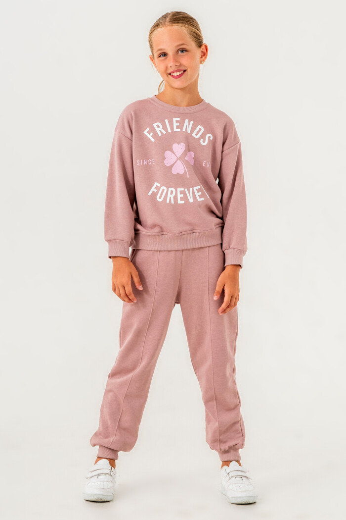 Pudra Friends Forever Baskılı 5-9 Yaş Takım - 3538-2