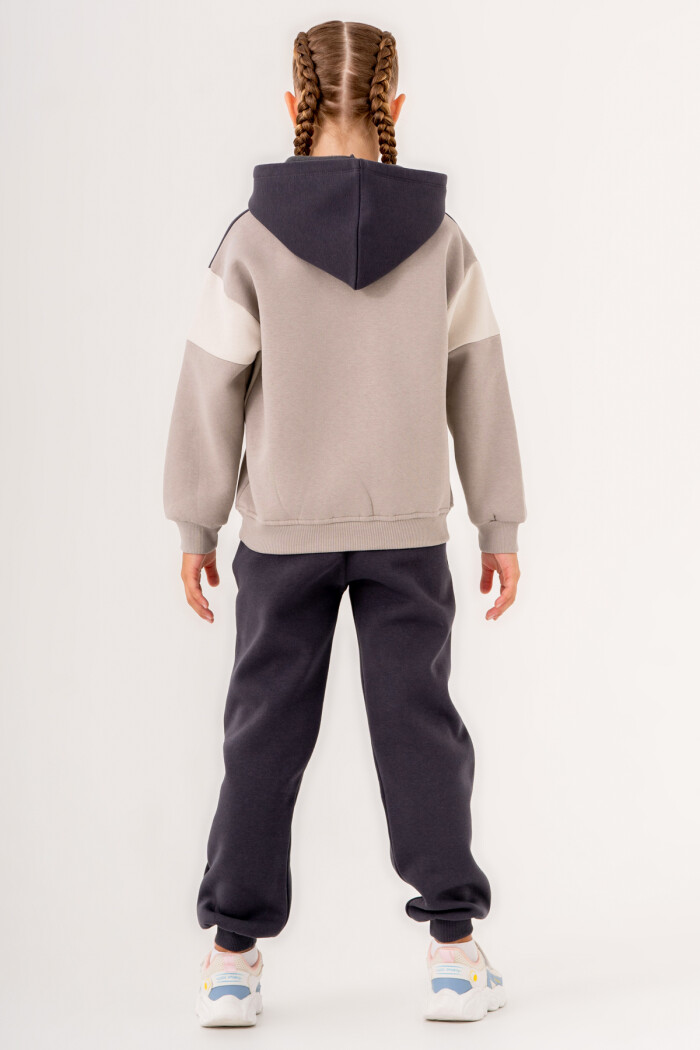 Kız Çocuk Füme The Heartbeat Of Baskılı 5-9 Yaş Takım - 3554-2