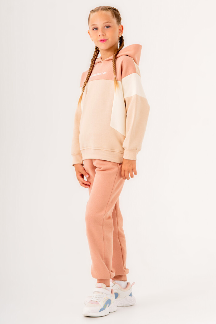 Kız Çocuk Kiremit The Heartbeat Of Baskılı 5-9 Yaş Takım - 3554-1