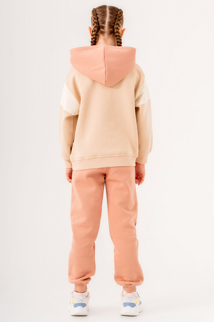 Kız Çocuk Kiremit The Heartbeat Of Baskılı 5-9 Yaş Takım - 3554-1