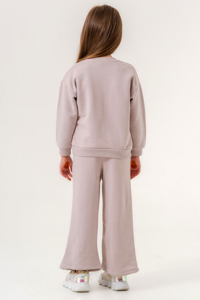 Lila Love Baskılı 1-5 Yaş Takım - 3503-3