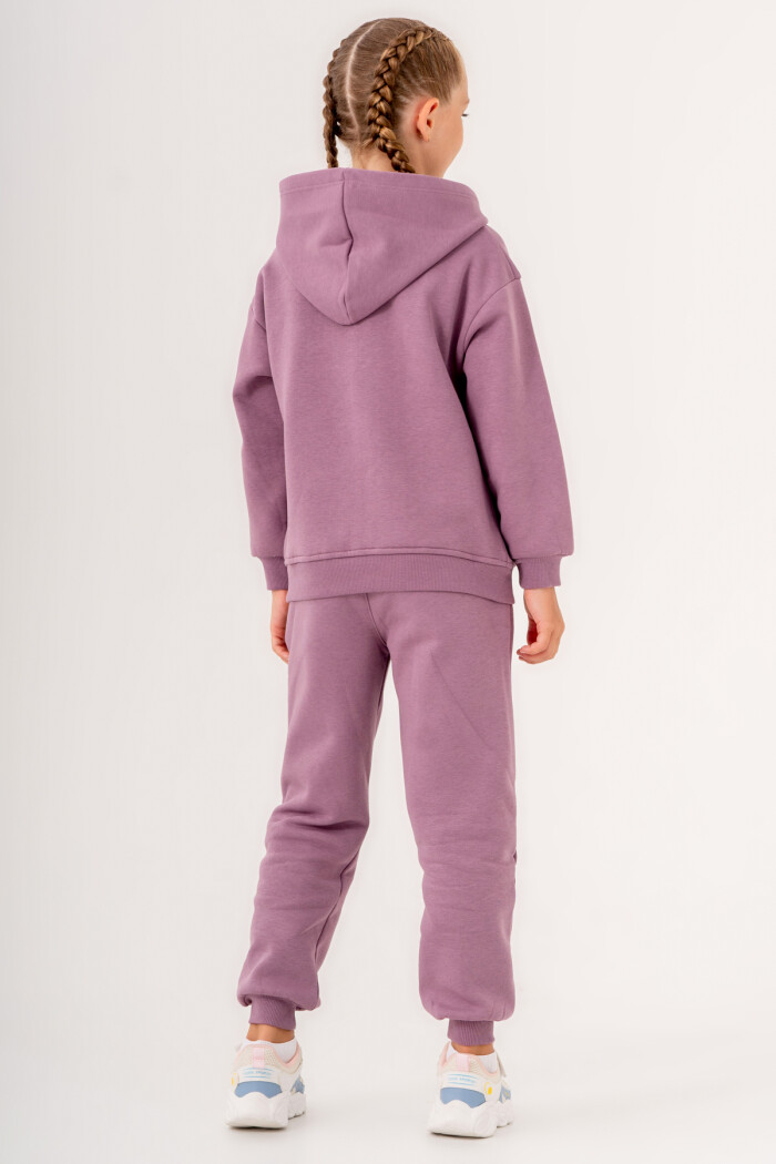 Kız Çocuk Mor River Island Baskılı 5-9 Yaş Takım - 3566-4