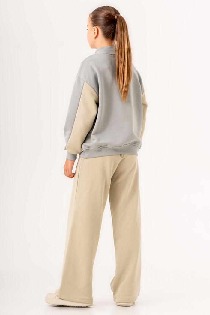 Kız Çocuk Yeşil Great Baskılı 8-12 Yaş Takım - 3580-4