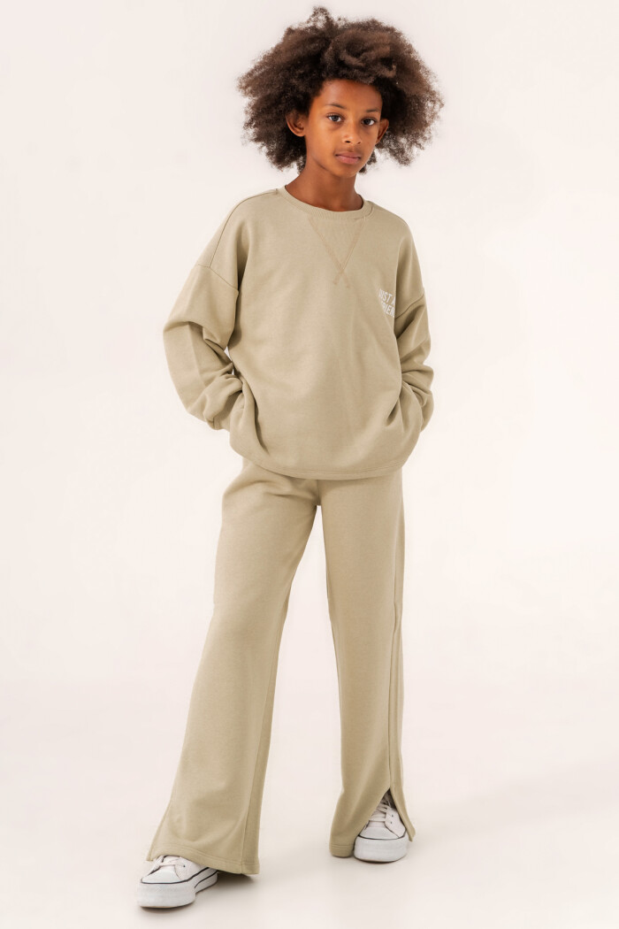 Yeşil Just A Nice Friends Baskılı 8-12 Yaş Takım - 3500-2