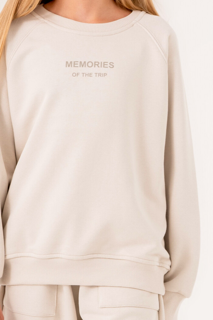 Kız Çocuk Krem Memories Of The Trip Baskılı 8-12 Yaş Kız Çocuk Takım - 3507-5