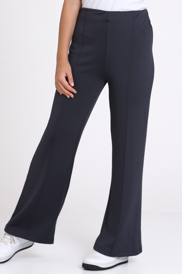 Lacivert Nervür Dikişli 5-13 Yaş Pantolon - 2513-2