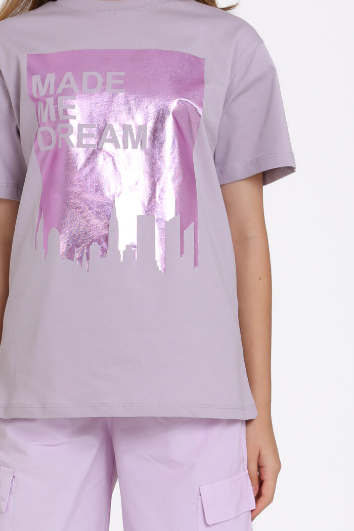 Lila Made Me Dream Baskı 9-13 Yaş Takım - 2486-3