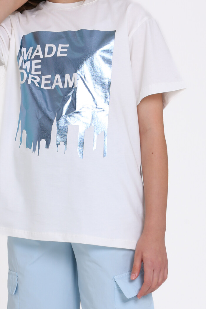 Mavi Made Me Dream Baskı 9-13 Yaş Takım - 2486-4