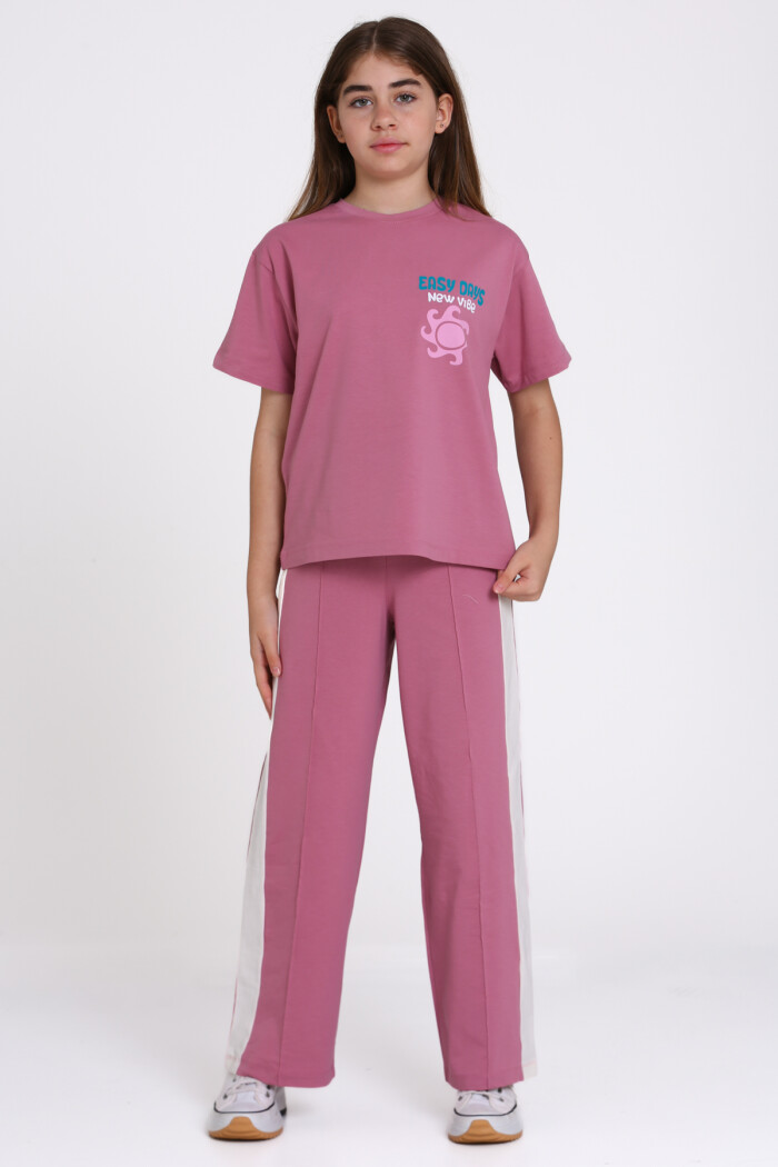 Mürdüm Easy Days New Vibe Baskılı 8-12 Yaş Takım - 2545-4