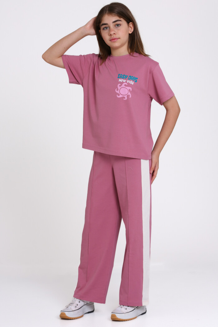 Mürdüm Easy Days New Vibe Baskılı 8-12 Yaş Takım - 2545-4