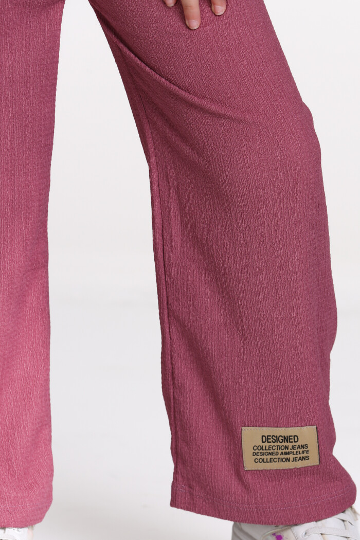 Mürdüm Heart Baskılı 3-8 Yaş Takım - 81416-6