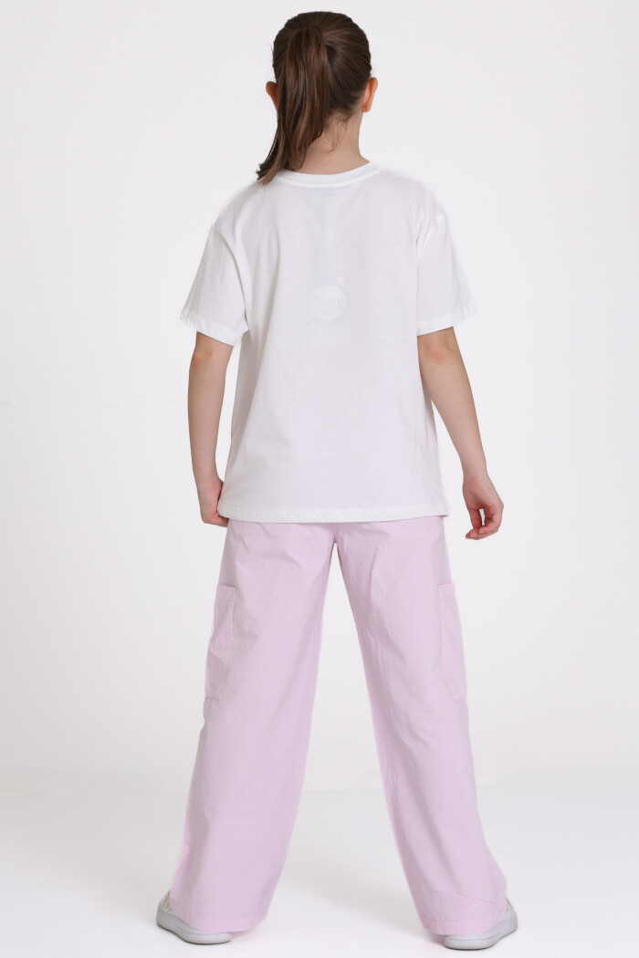 Pembe Seek Fun Baskılı 9-13 Yaş Takım - 2483-3