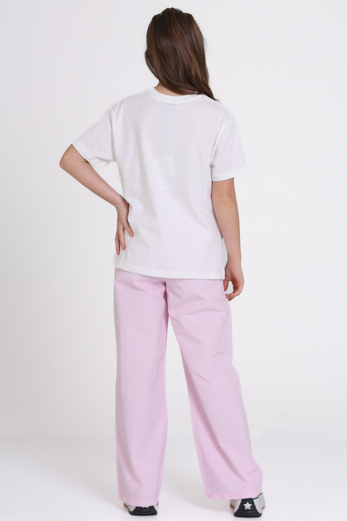 Pembe Sunshine Fun Baskılı 9-13 Yaş Takım - 2484-1