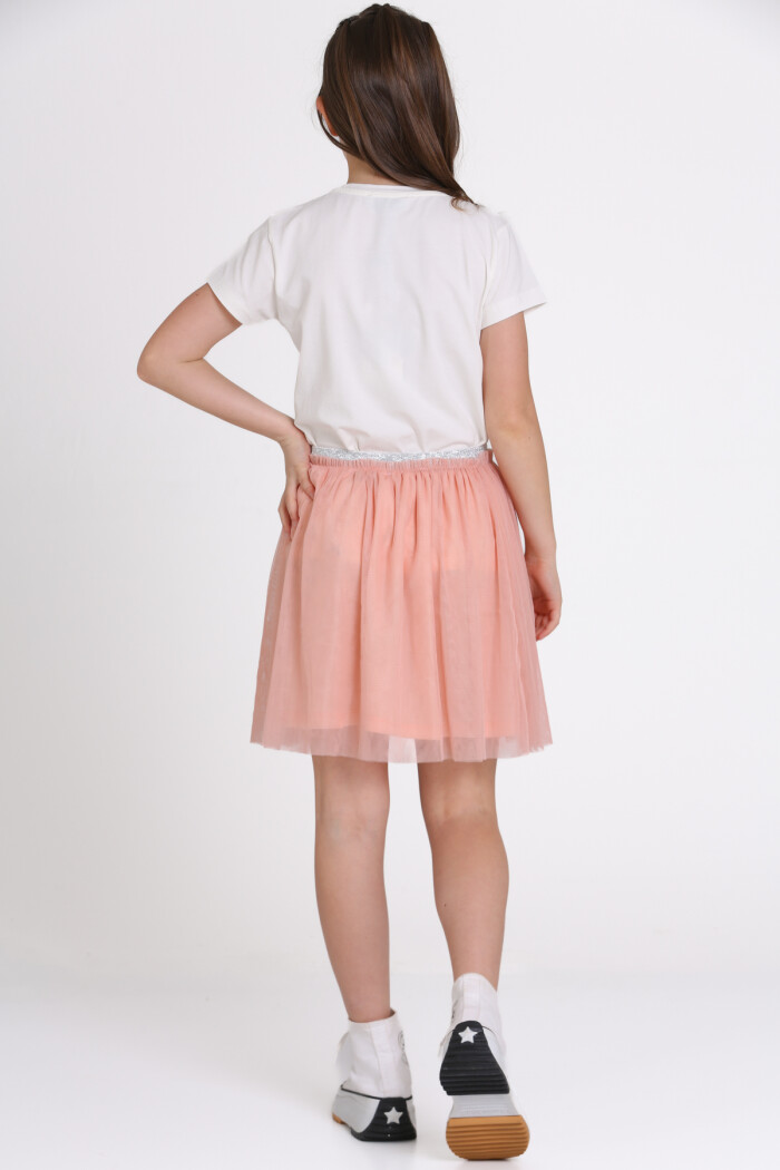 Somon Tüllü 4-13 Yaş Etek - 81407-5