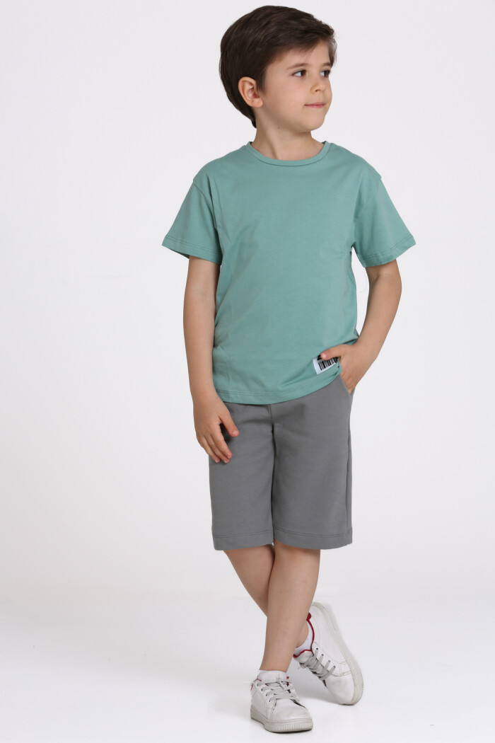 Su Yeşili Baskılı 6-10 Yaş Takım - 81415-2