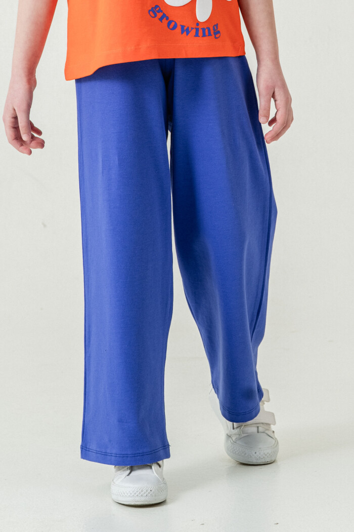 Kız Çocuk Keep Growing Baskılı Takım 3-8 Yaş Turuncu 026-4