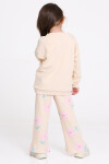 Kız Çocuk Bej Ballet & Unicorns Make Me Happy Baskı 1-5 Yaş Takım - 23278-2