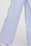 Mavi Bol Paça Gabardin 4-12 Yaş Pantolon - 23344-3