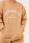 Erkek Bebek Bej Optimistic Baskılı 1-5 Yaş Takım - 3568-5