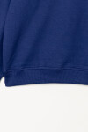 Erkek Çocuk Lacivert Bisiklet Yaka Basic 5-13 Yaş Sweatshirt- 3535-9