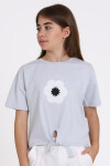 Mavi Bloom With Love Baskılı 5-13 Yaş Tişört - 2520-3