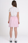 Pembe Tüllü 4-13 Yaş Etek - 81407-3